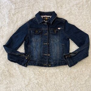 Lucky Brand Kids Dark Blue Jean Jacket